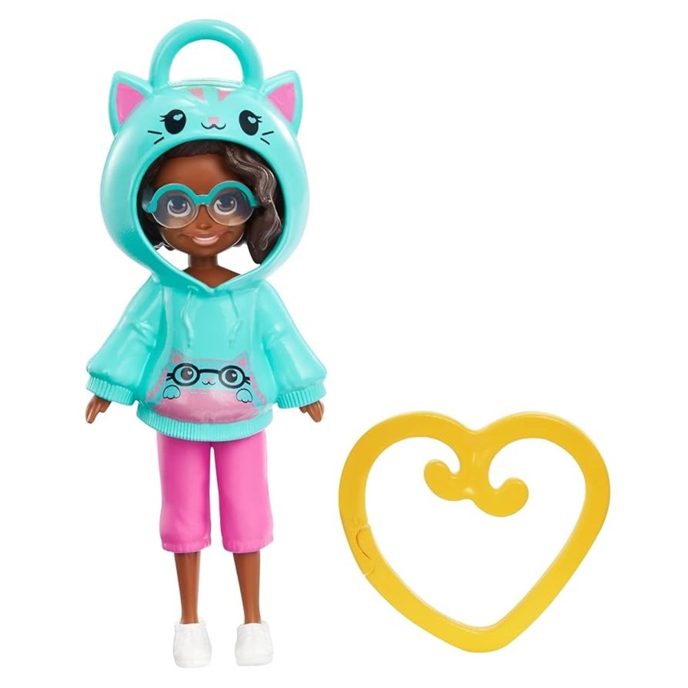 ‼️FINAL PRICE DROP❌Polly Pocket Friend Clips NEW! Shani doll bag charm CAT